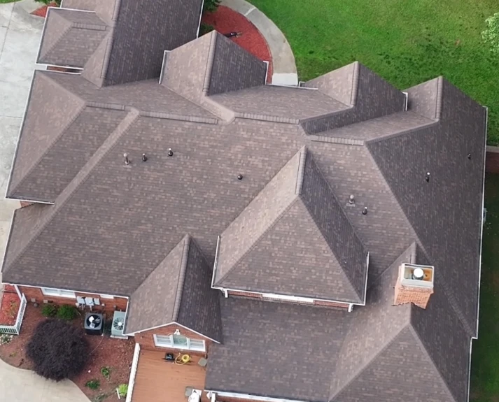 residential brown roof installation